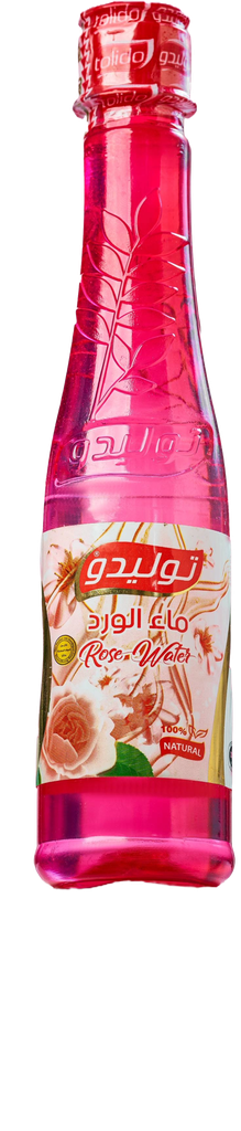 ماء ورد زجاجة 250 مل ( 12 قطعة بالكرتونة )