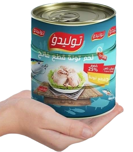 تونه توليدو (قطع) حلو 120 غ × 16 شرنك × 48 قطعة