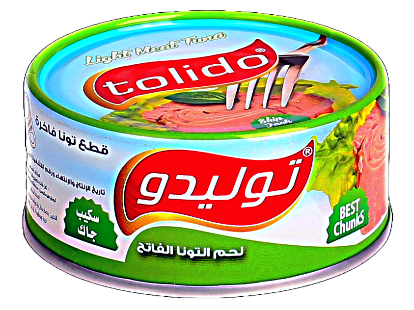 تونة توليدو قطع حلو 150 غ * 48 علبة مطبوع