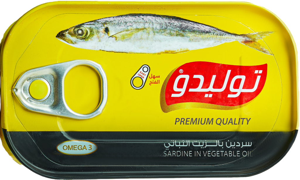 سردين توليدو حلو 125غ* 50 قطعة