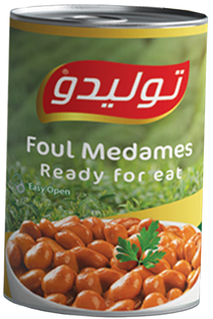فول توليدو مدمس سادة (400غ* 12 علبة)