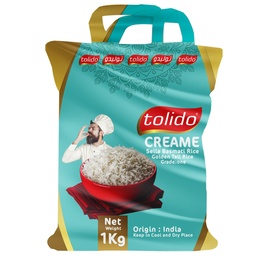 [Rice-1002] ارز توليدو بسمتي كريمي(20كيس *1كغ)بالشوال